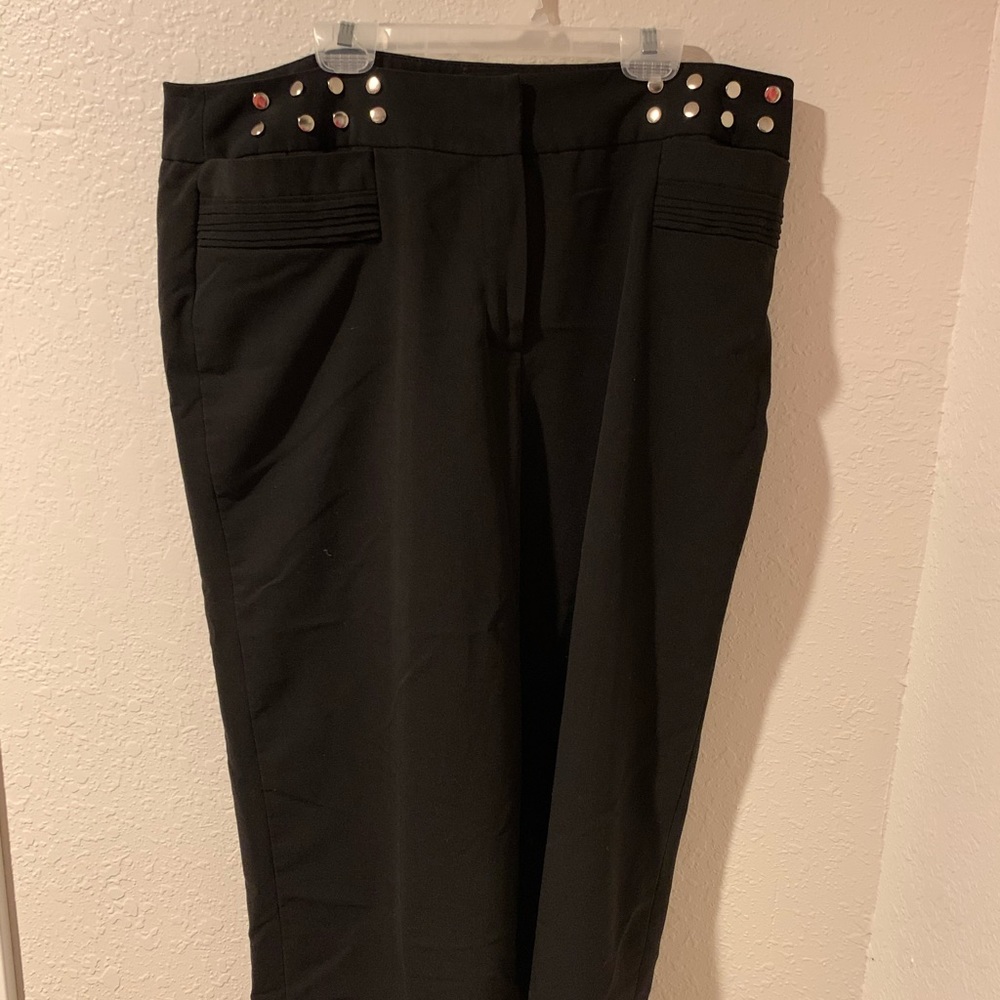 Larry Levine black stretch pants (Capri)